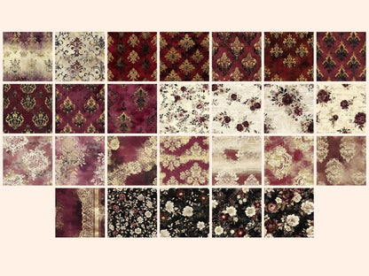 Victorian Charm Seamless Digital Paper Antique Lace Texture - Wonders Artist