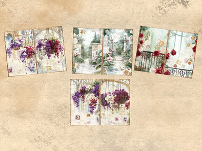 Victorian Conservatories Journal Pages (P1) Antique Ephemera - Wonders Artist