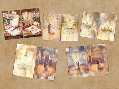 Victorian Era Journal Pages (P5) Antique Journal Kit - Wonders Artist