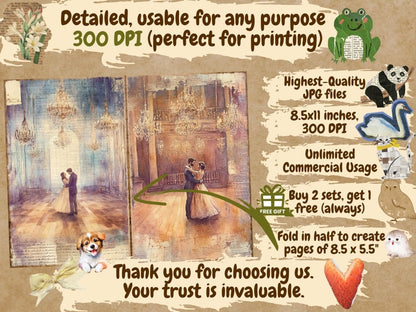 Victorian Era Journal Pages (P5) Antique Journal Kit - Wonders Artist