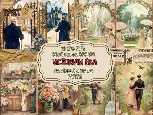 Victorian Era (P2) Antique Journal Kit - Wonders Artist