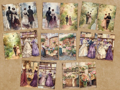 Victorian Era (P2) Antique Journal Kit - Wonders Artist