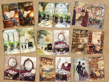 Victorian Era (P2) Antique Journal Kit - Wonders Artist
