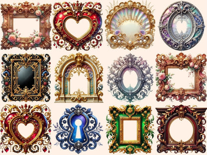 Victorian Frames (P1) Clipart antique frame png - Wonders Artist