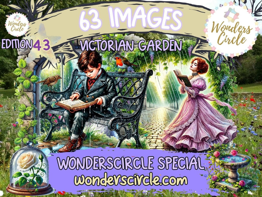 Victorian Garden Clipart (RAJOITETTU ERÄ)