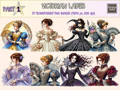 Victorian Ladies Clipart 1800s lady png - Wonders Artist