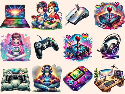 Video Games (P2) Clipart Arcade Game Art - Wonders Artist