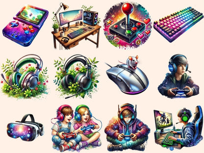 Video Games (P2) Clipart Arcade Game Art - Wonders Artist