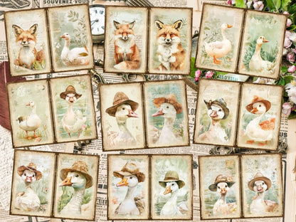 Vintage Gardens Journal Pages Antique Stationery - Wonders Artist