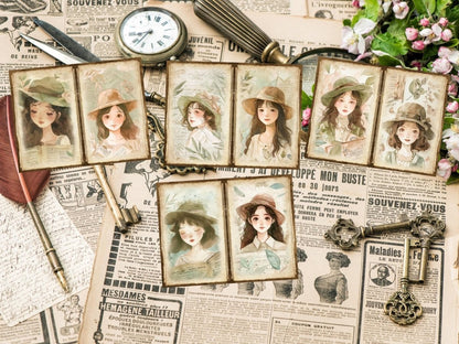 Vintage Gardens Journal Pages Antique Stationery - Wonders Artist