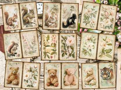 Vintage Gardens Journal Pages (P10) Antique Stationery - Wonders Artist