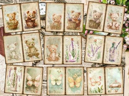 Vintage Gardens Journal Pages (P2) Antique Stationery - Wonders Artist