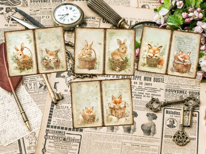 Vintage Gardens Journal Pages (P3) Antique Stationery - Wonders Artist