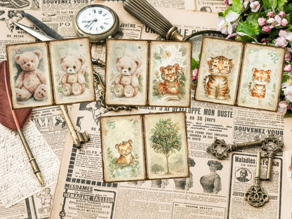 Vintage Gardens Journal Pages (P5) Antique Stationery - Wonders Artist