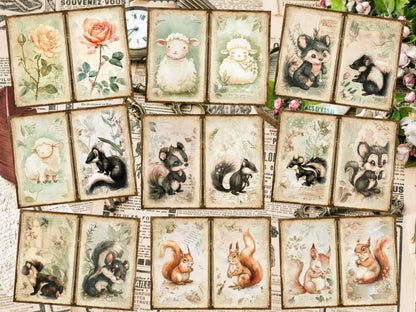 Vintage Gardens Journal Pages (P5) Antique Stationery - Wonders Artist