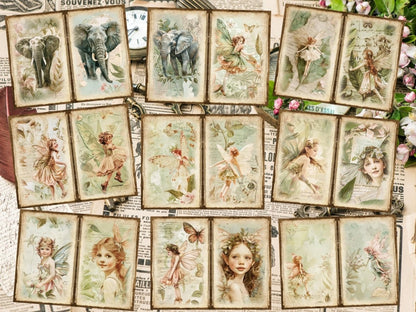 Vintage Gardens Journal Pages (P7) Antique Stationery - Wonders Artist