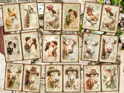 Vintage Gardens Journal Pages (P7) Antique Stationery - Wonders Artist