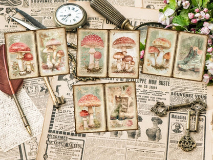 Vintage Gardens Journal Pages (P8) Antique Stationery - Wonders Artist