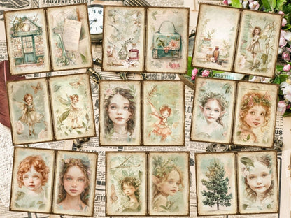 Vintage Gardens Journal Pages (P9) Antique Stationery - Wonders Artist