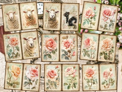 Vintage Gardens Journal Pages (P9) Antique Stationery - Wonders Artist