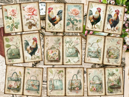 Vintage Gardens Journal Pages (P9) Antique Stationery - Wonders Artist