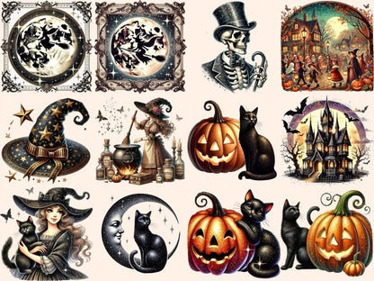 Vintage Halloween Clipart Antique Halloween - Wonders Artist