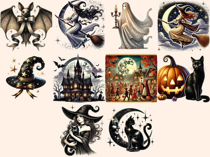 Vintage Halloween Clipart Antique Halloween - Wonders Artist