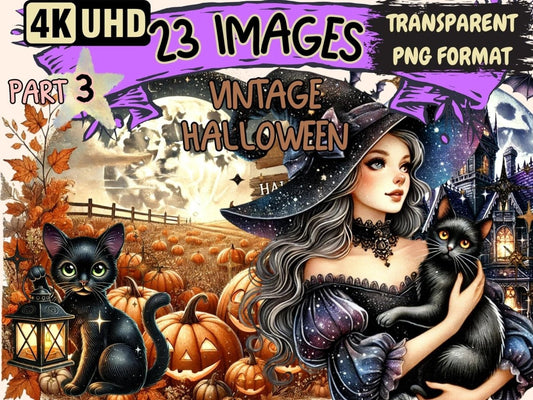 Vintage Halloween (P3) Clipart Antique Halloween - Wonders Artist