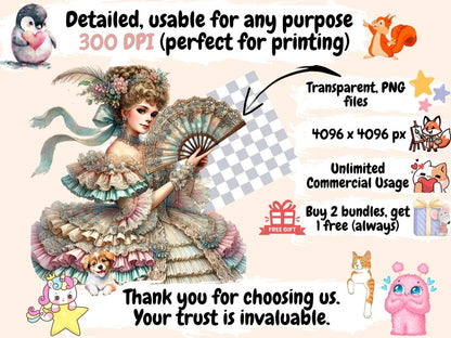 Vintage Ladies (P4) Clipart Antique Ladies PNG - Wonders Artist