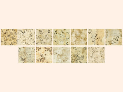 Vintage Library Seamless Digital Paper Aged Bookshelf Art - Wonders Artist