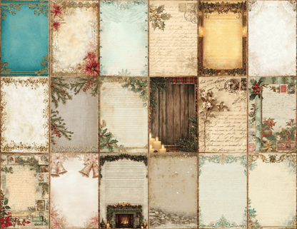 Vintage Noel Journal Pages All Bundles Journal Pages new bundles all - WondersArtist