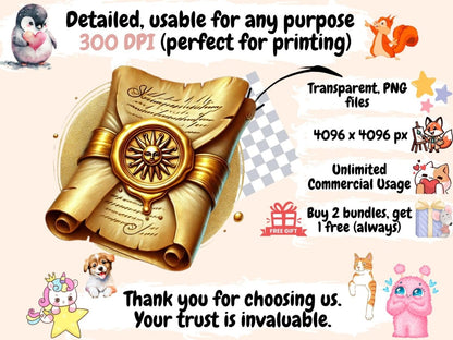 Vintage Stationery Clipart stationery art - Wonders Artist