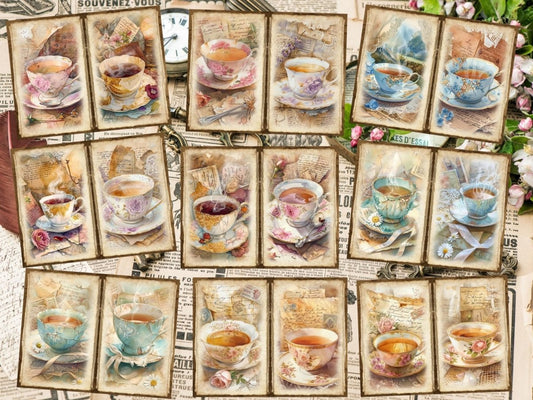 Páginas do Diário de Chá Vintage (P2)