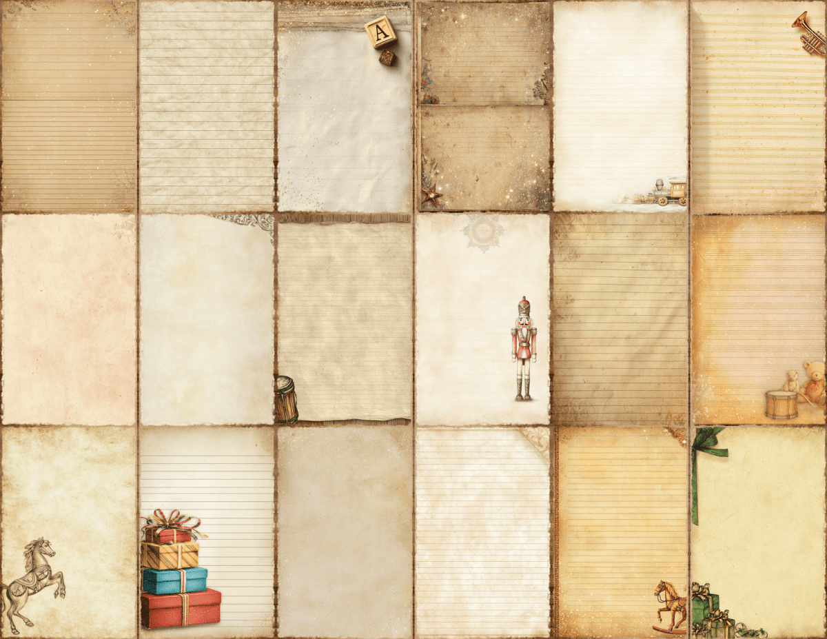 Vintage Toyshop Journal Pages All Bundles Journal Pages new bundles all - WondersArtist