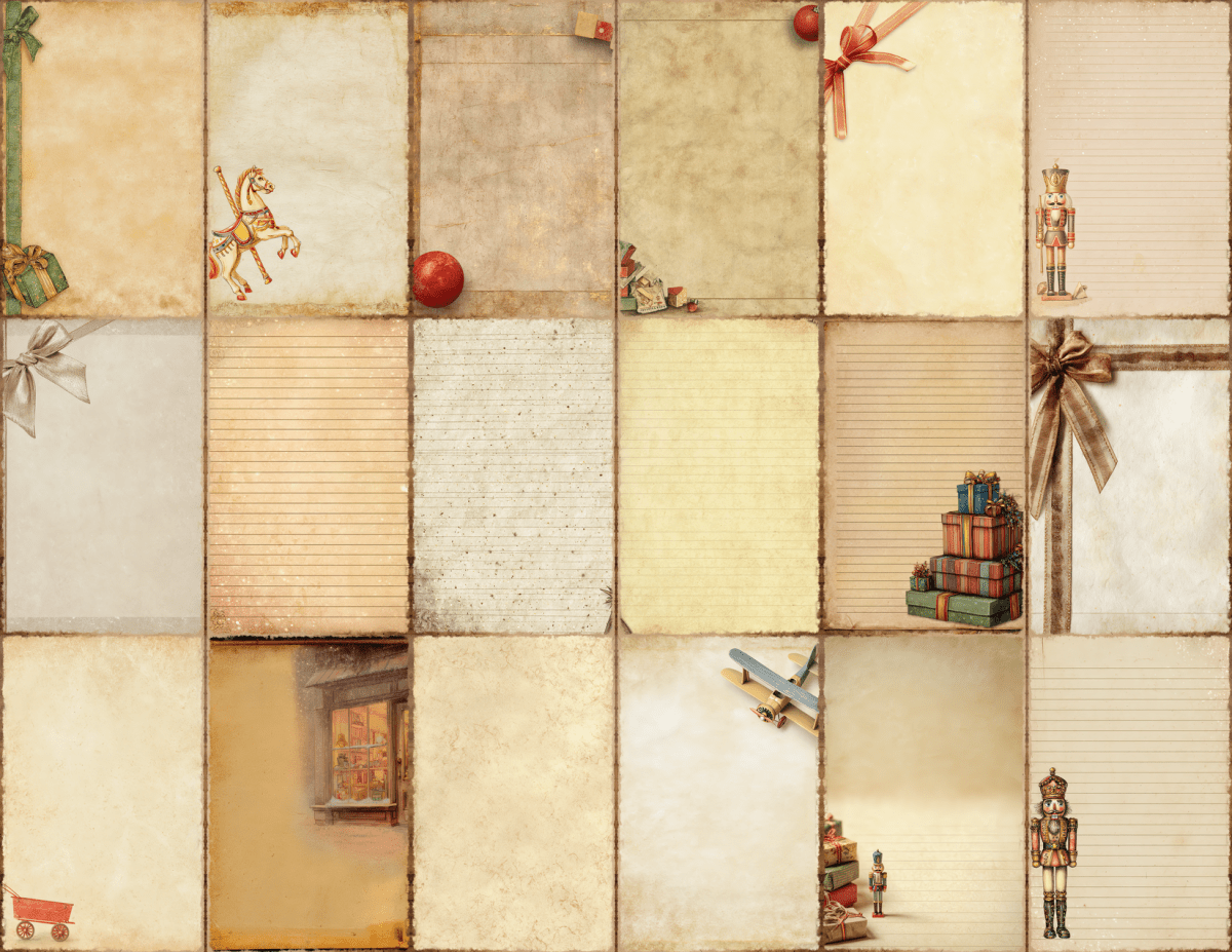 Vintage Toyshop Journal Pages All Bundles Journal Pages new bundles all - WondersArtist