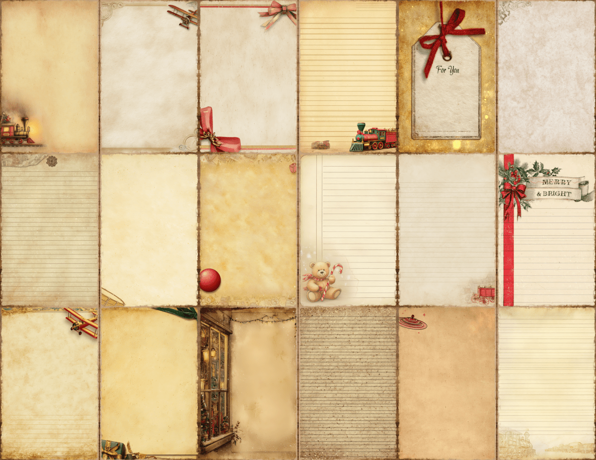 Vintage Toyshop Journal Pages All Bundles Journal Pages new bundles all - WondersArtist