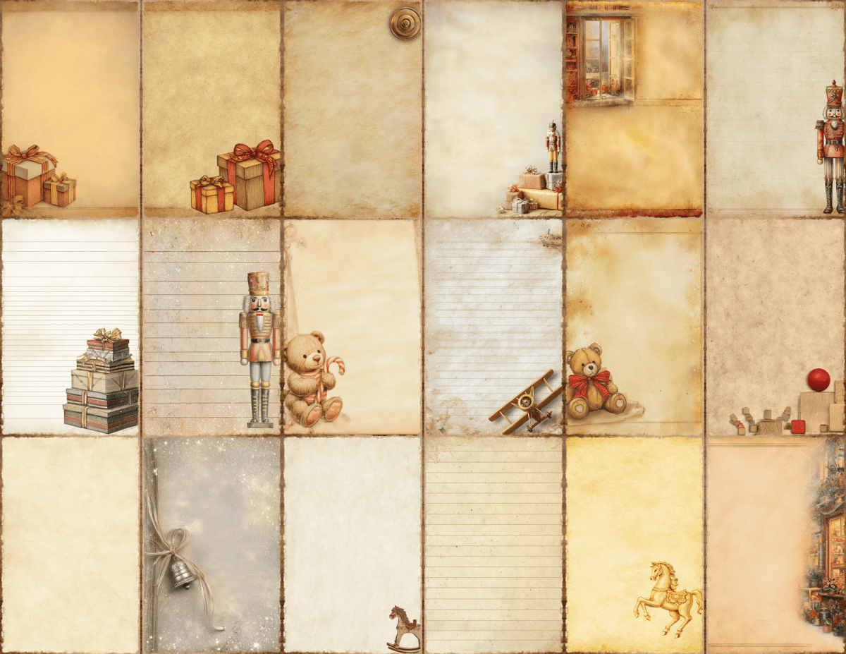 Vintage Toyshop Journal Pages All Bundles Journal Pages new bundles all - WondersArtist