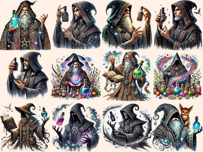 Warlocks Clipart enchanted icons - Wonders Artist