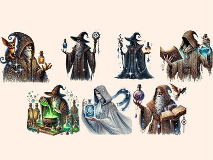 Warlocks Clipart enchanted icons - Wonders Artist