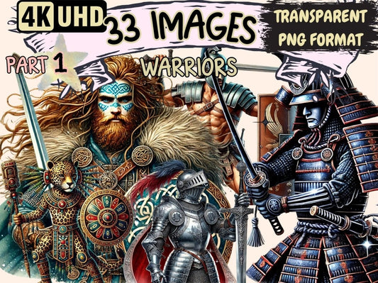 Warriors Clipart battle design - Wonders Artist