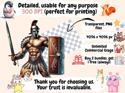 Warriors Clipart battle design - Wonders Artist