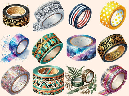 Washi Tapes Clipart artistic artwork - Wonders Artist