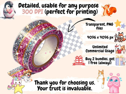 Washi Tapes Clipart artistic artwork - Wonders Artist