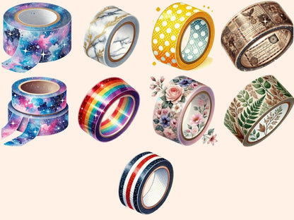 Washi Tapes Clipart artistic artwork - Wonders Artist