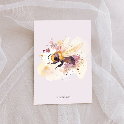 Watercolor Honey Bees Clipart baby bee - Wonders Artist