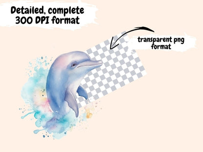 Watercolor Sea Ocean Animals Clipart adorable sea clipart - Wonders Artist