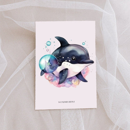Watercolor Sea Ocean Animals Clipart adorable sea clipart - Wonders Artist