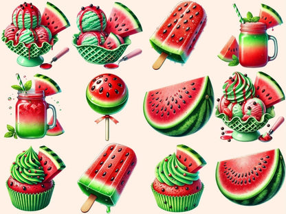 Watermelon Delights Clipart cute watermelon png - Wonders Artist