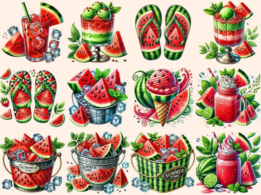 Watermelon Summer (P2) Clipart