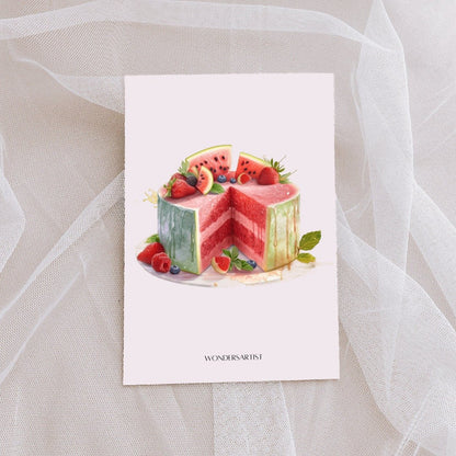 Watermelon Watercolor Clipart beach clipart - Wonders Artist